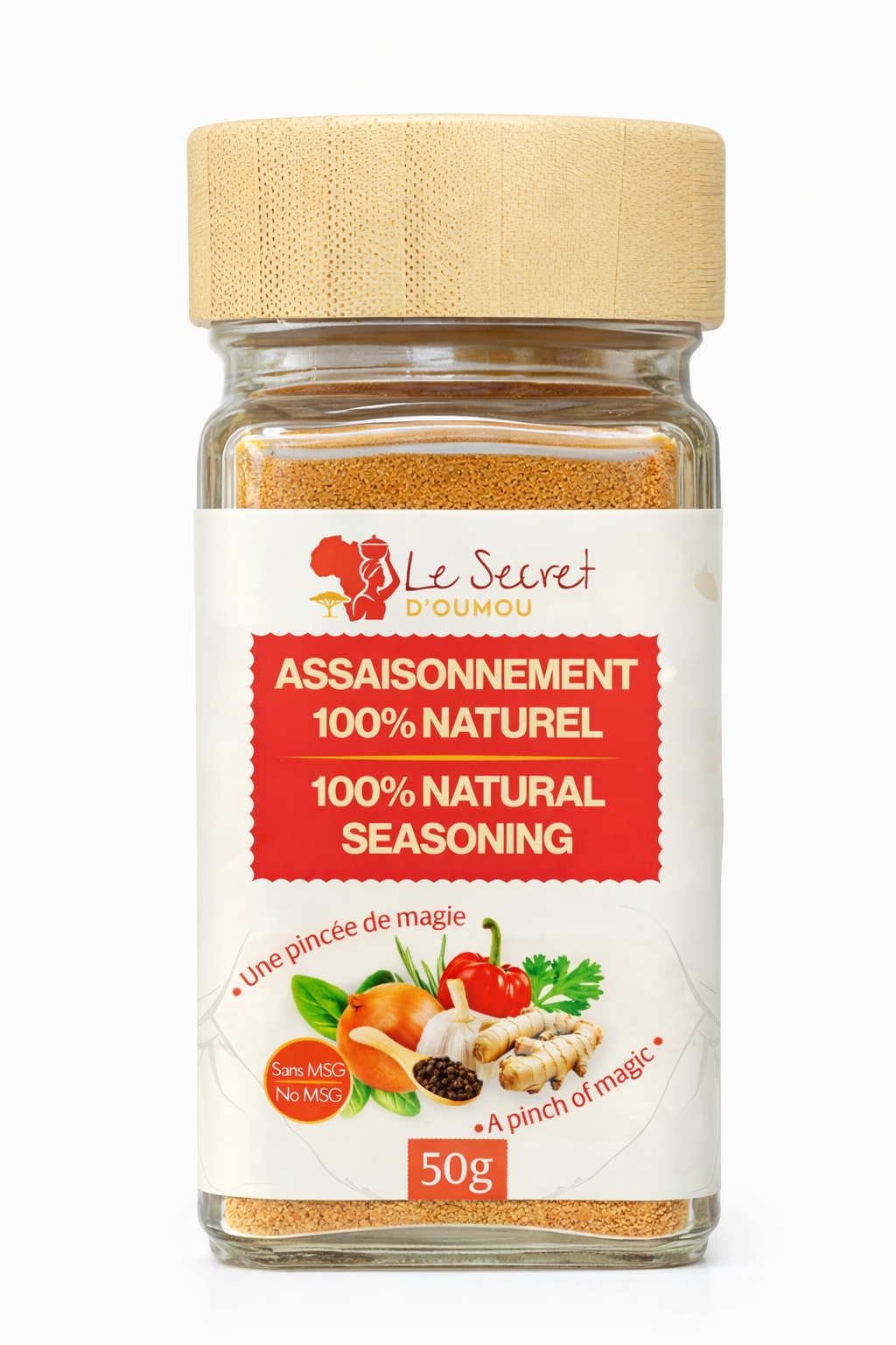 Assaisonnement Naturel – Le Secret d’Oumou (50 g)