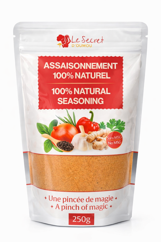 Assaisonnement Naturel  – Le Secret d’Oumou (250 g)